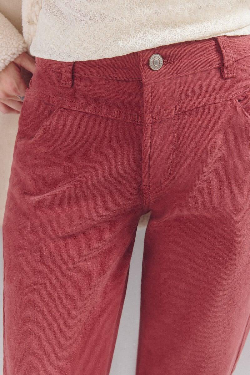 Cortefiel Pantalones Corduroy Mom