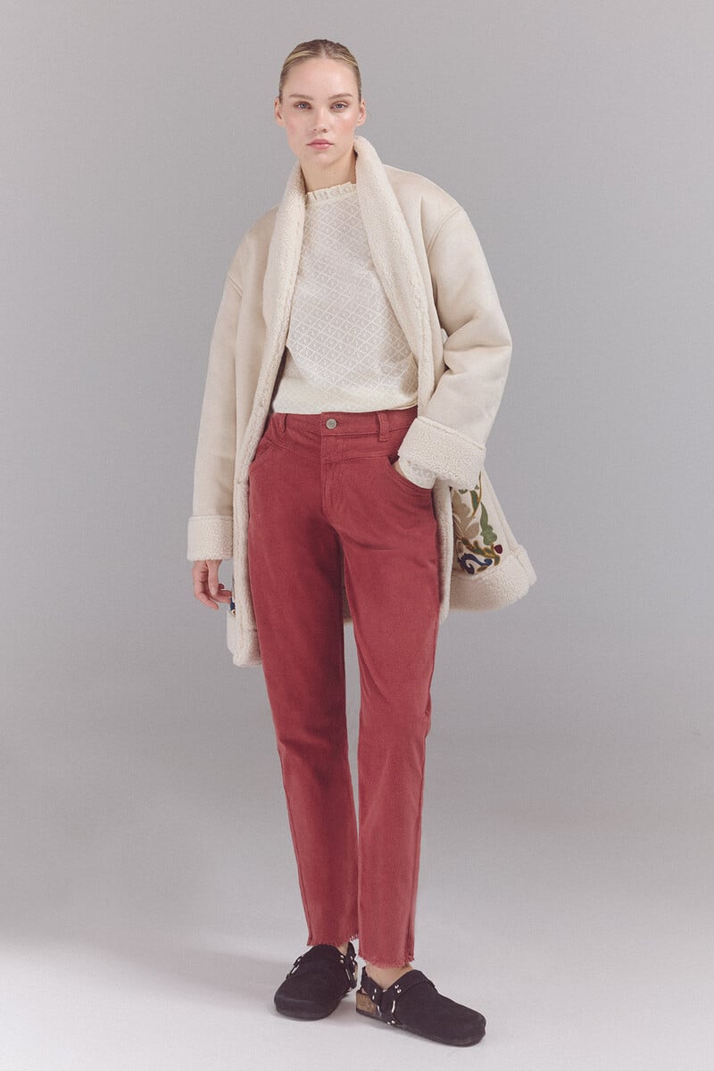 Cortefiel Pantalones corduroy mom
