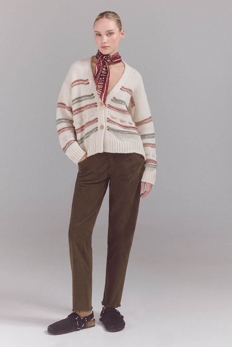 Cortefiel Pantalones corduroy mom