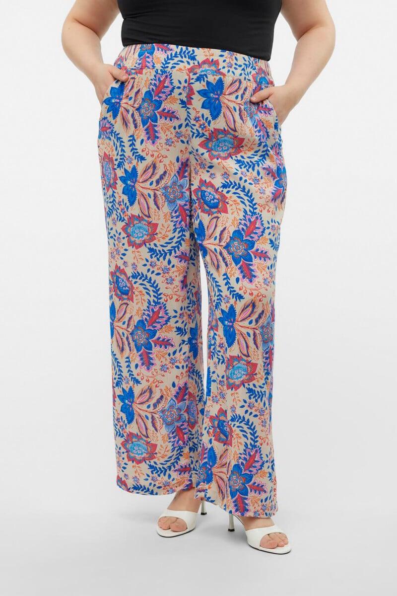 Cortefiel Pantalones Largos Fluidos Talla Grande