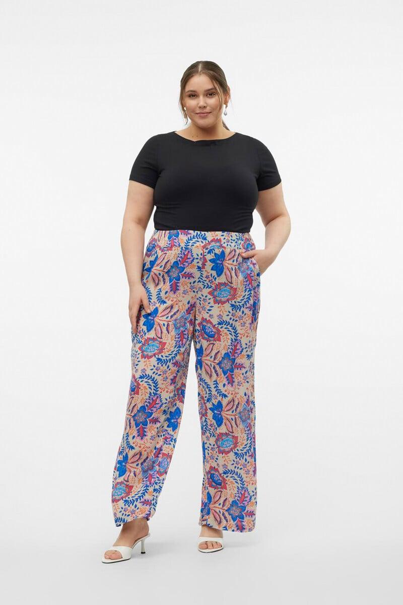 Cortefiel Pantalones largos fluidos talla grande