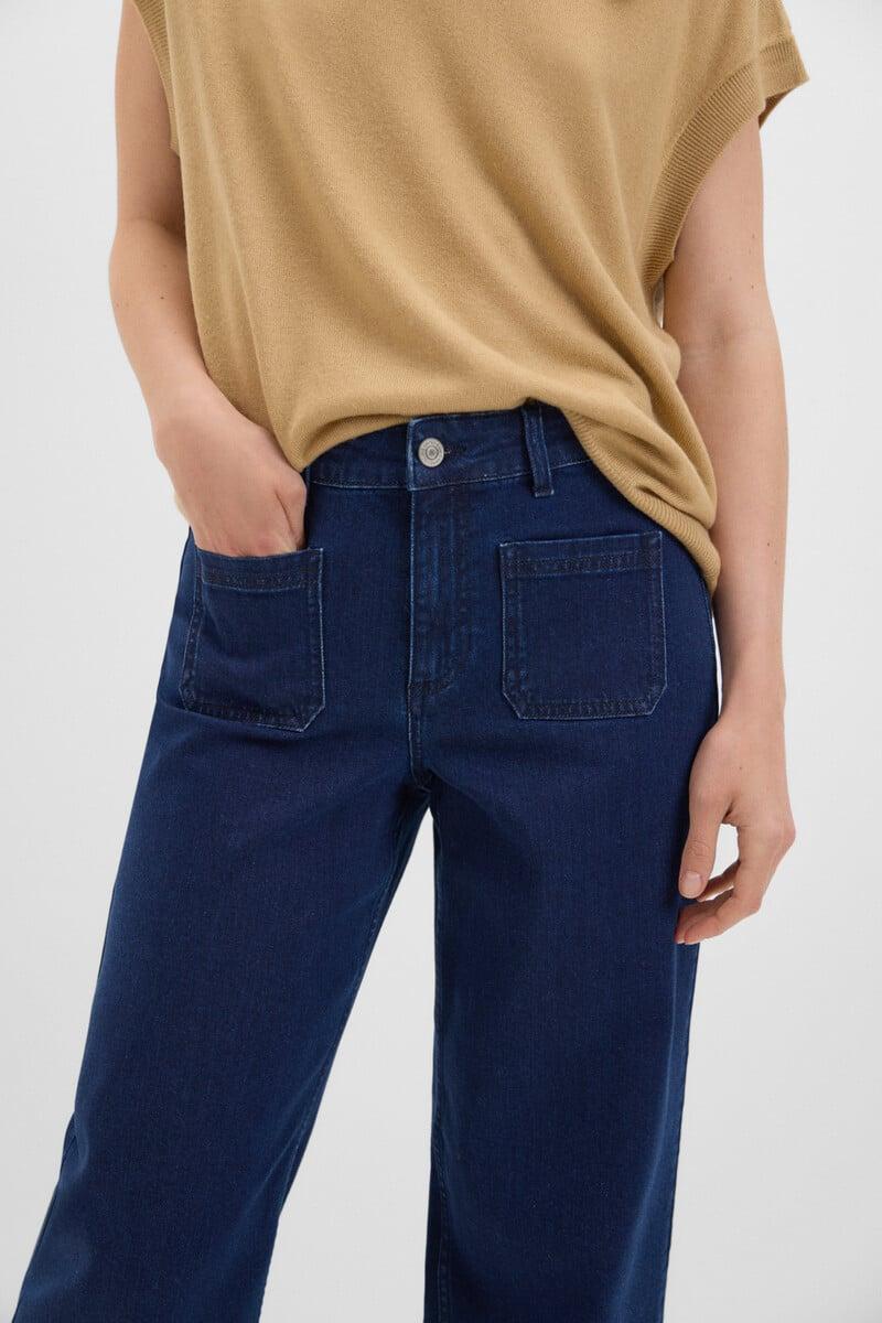Cortefiel Pantalones Marine Bolsillos