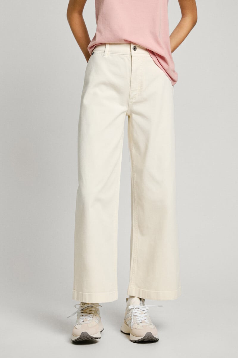 Cortefiel Pantalones Rectos Tiro Alto