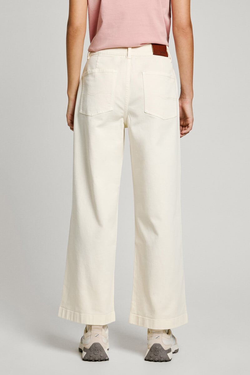 Cortefiel Pantalones Rectos Tiro Alto