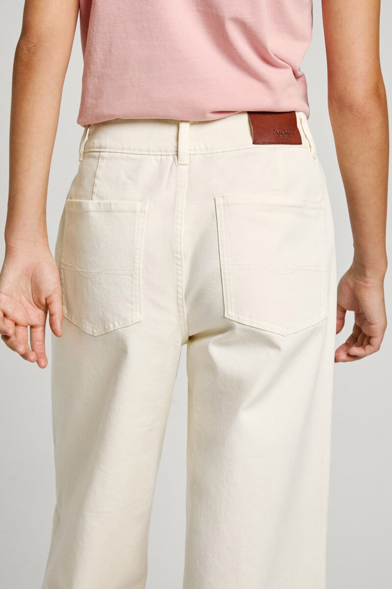 Cortefiel Pantalones Rectos Tiro Alto