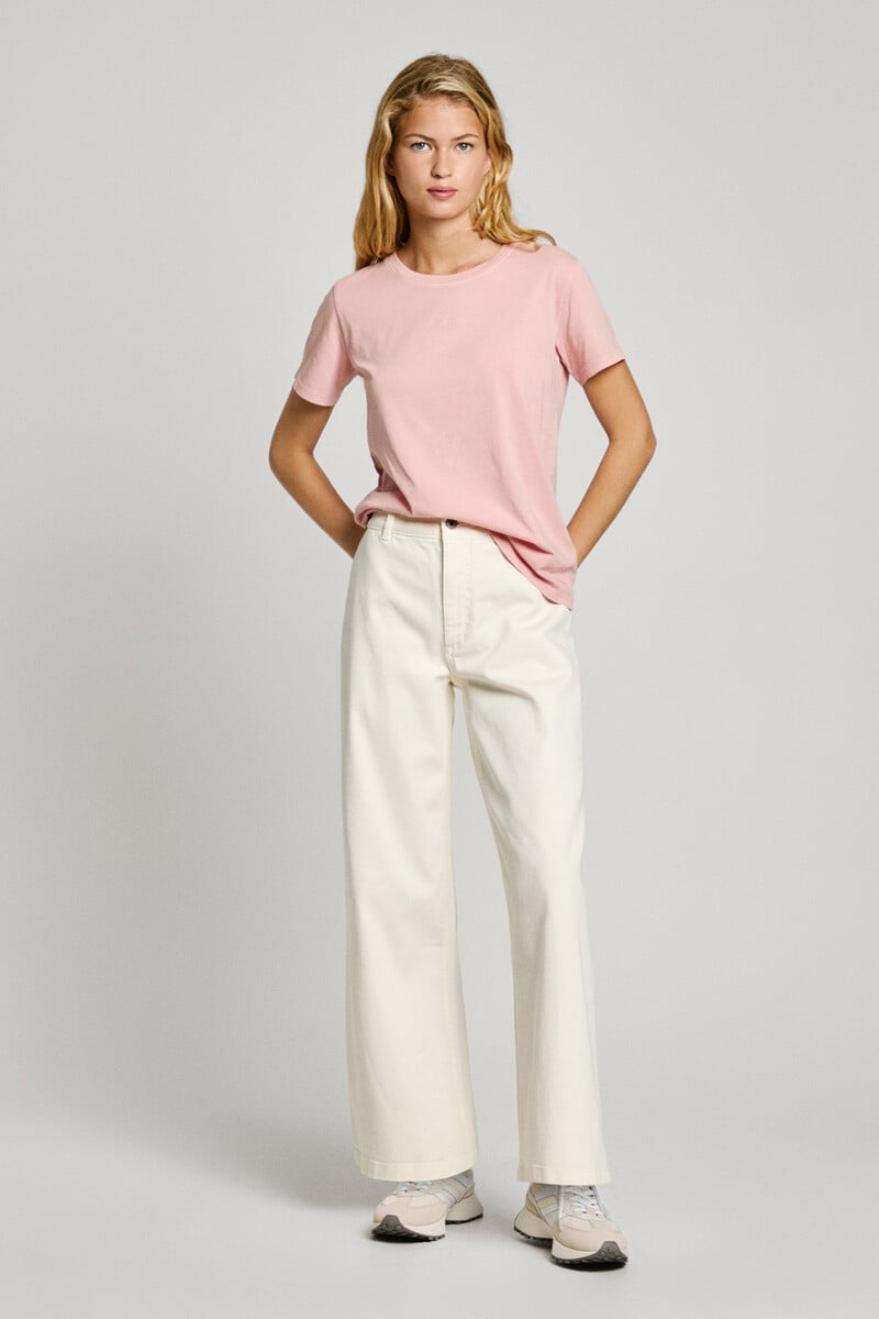 Cortefiel Pantalones rectos tiro alto