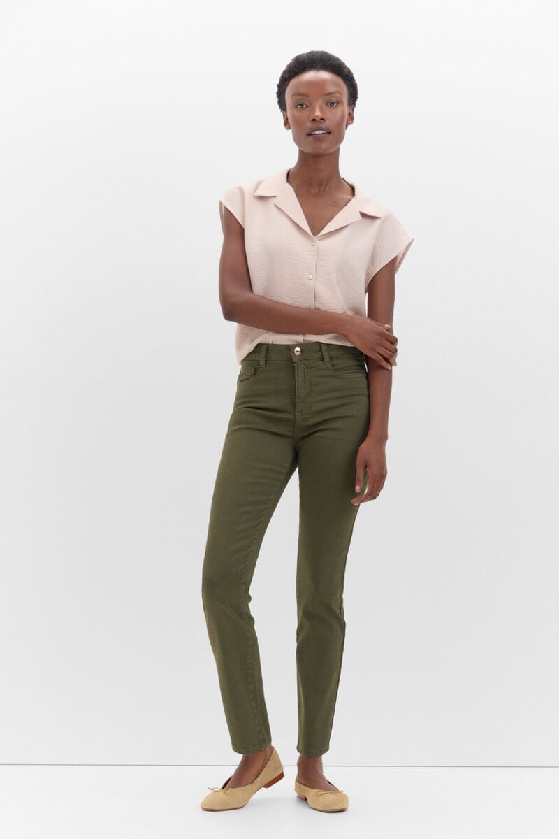 Cortefiel Pantalones Sensational Color