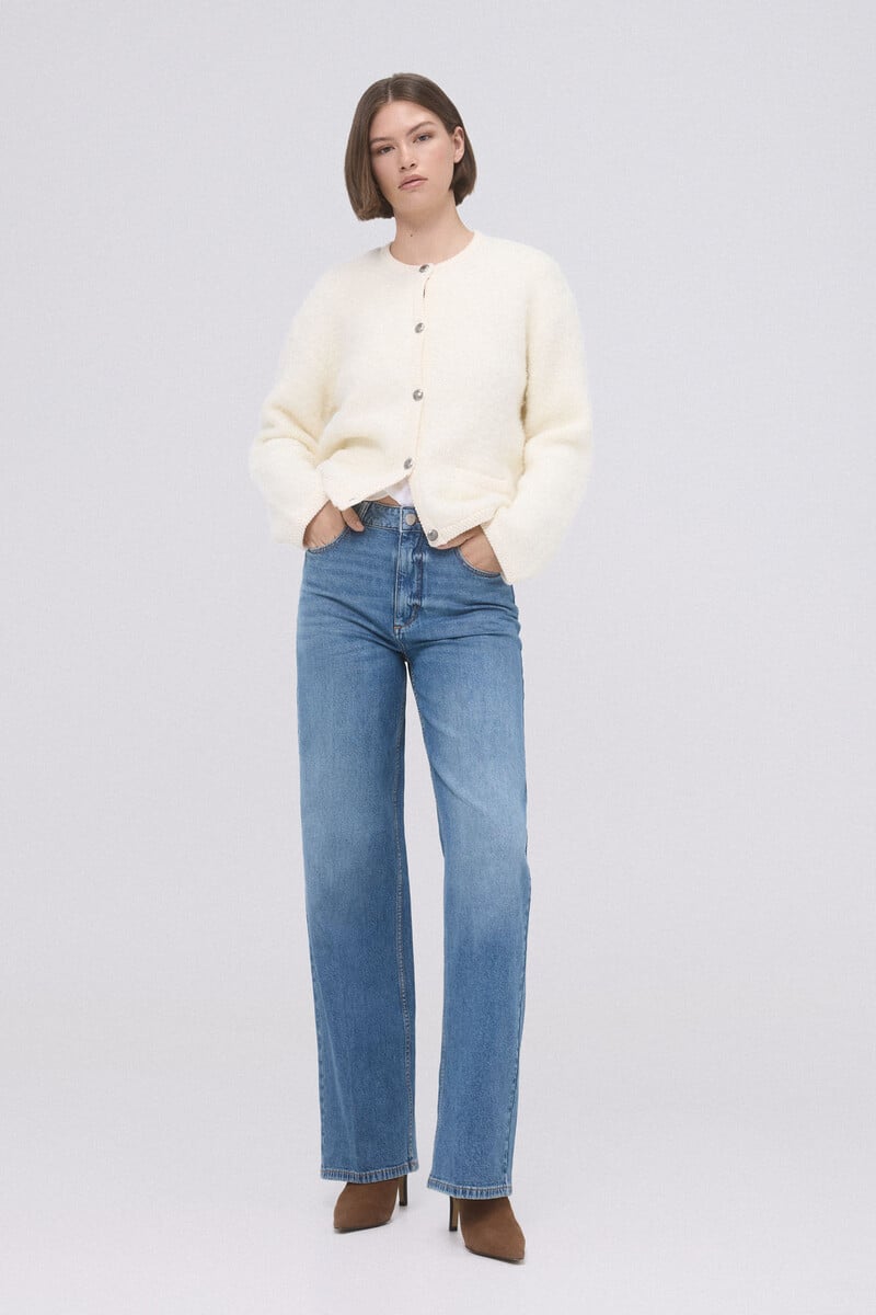 Cortefiel Pantalones vaqueros wide leg full length