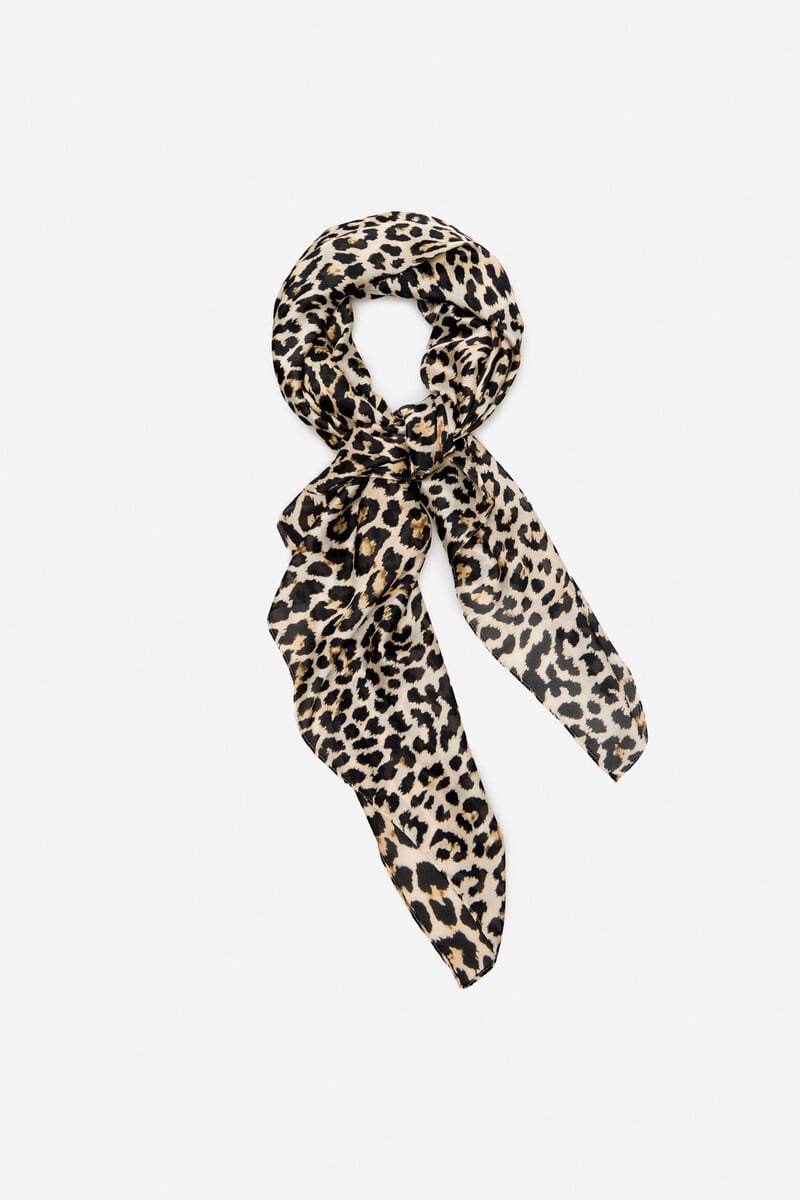 Cortefiel Pañuelo Sedoso Leopardo