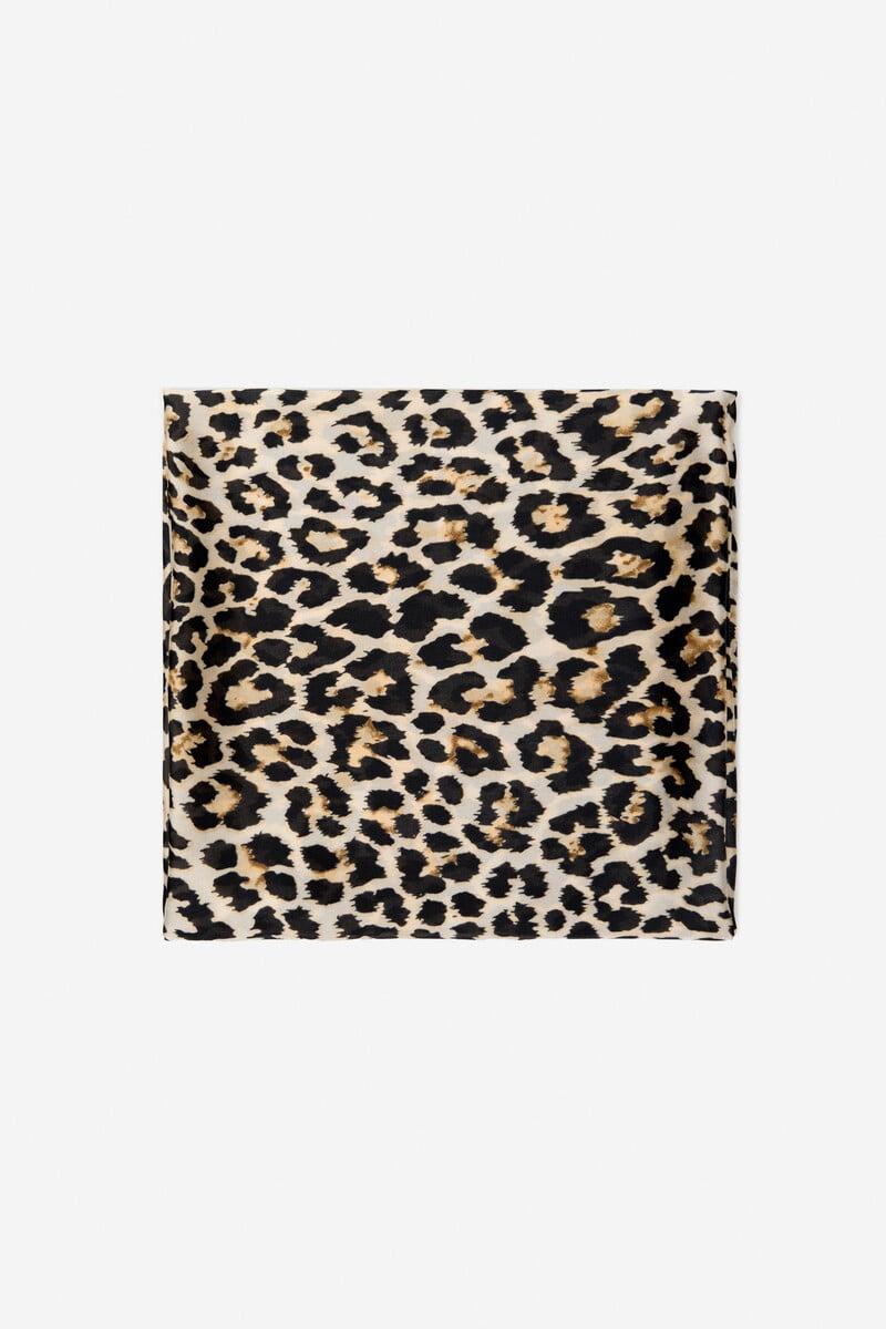 Cortefiel Pañuelo sedoso leopardo