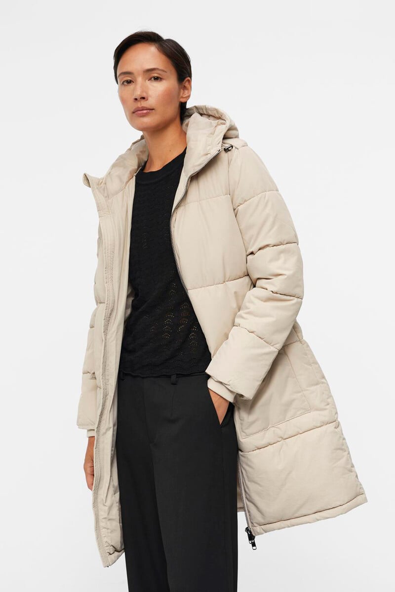 Cortefiel Parka 3/4 capucha