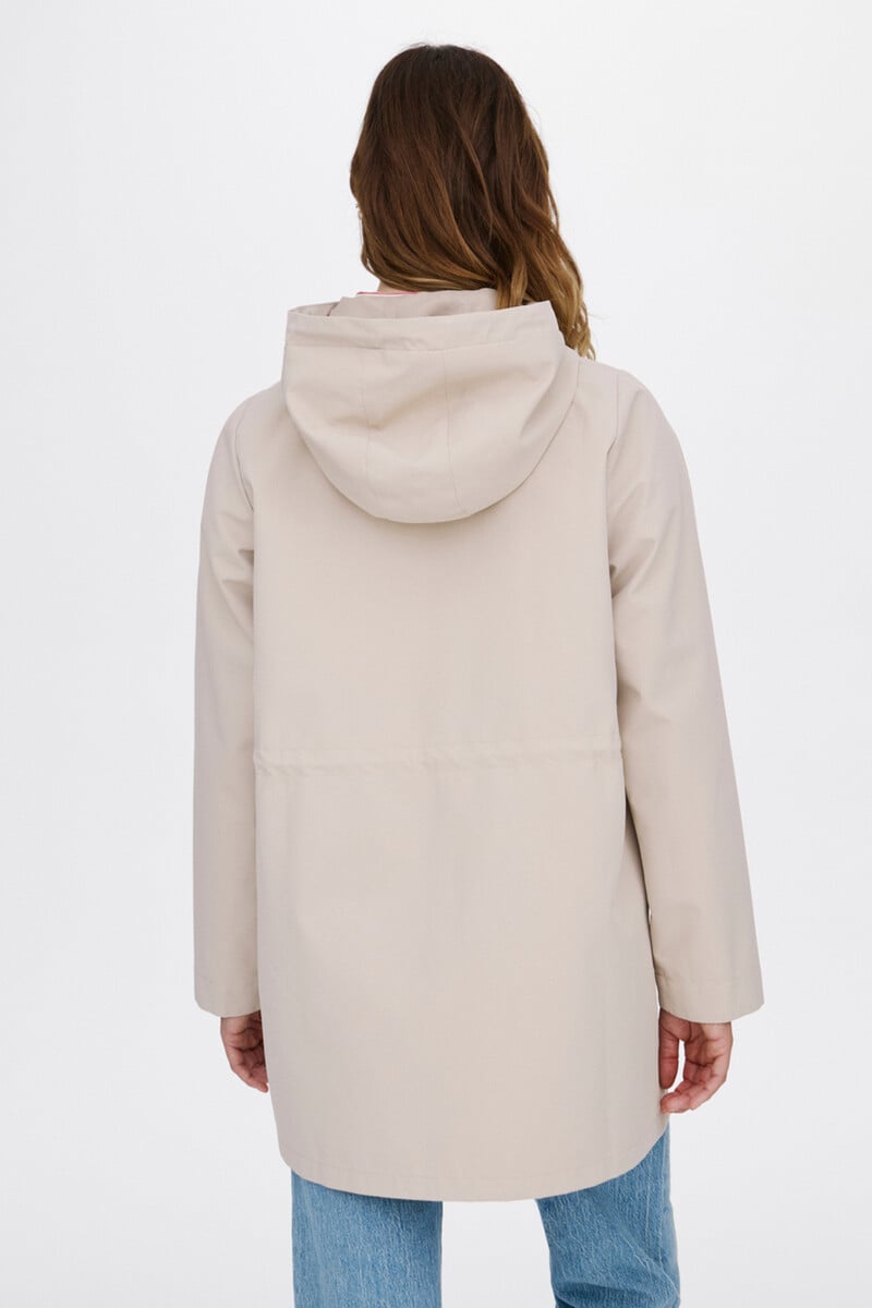 Cortefiel Parka 3/4 Con Capucha