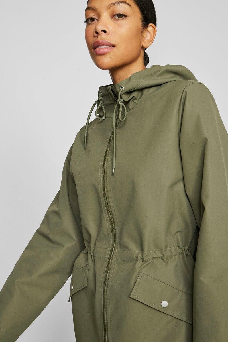 Cortefiel Parka 3/4 Con Capucha