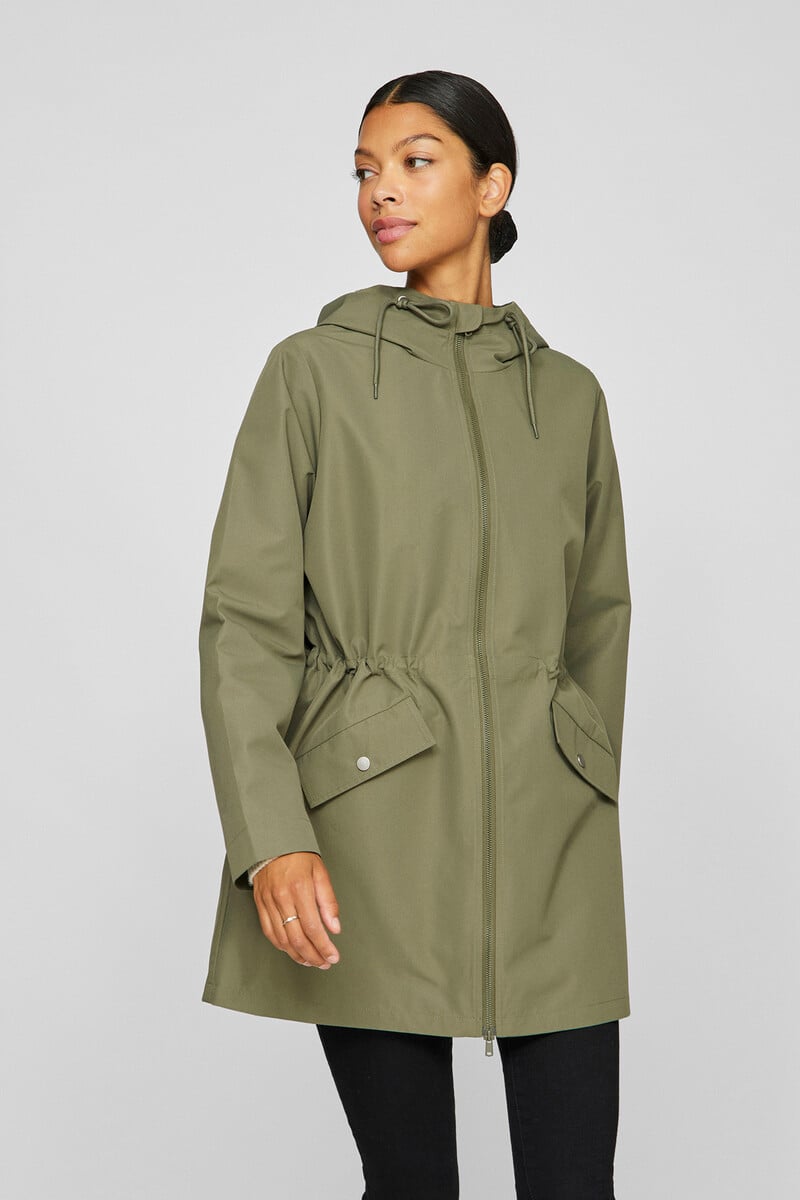 Cortefiel Parka 3/4 con capucha