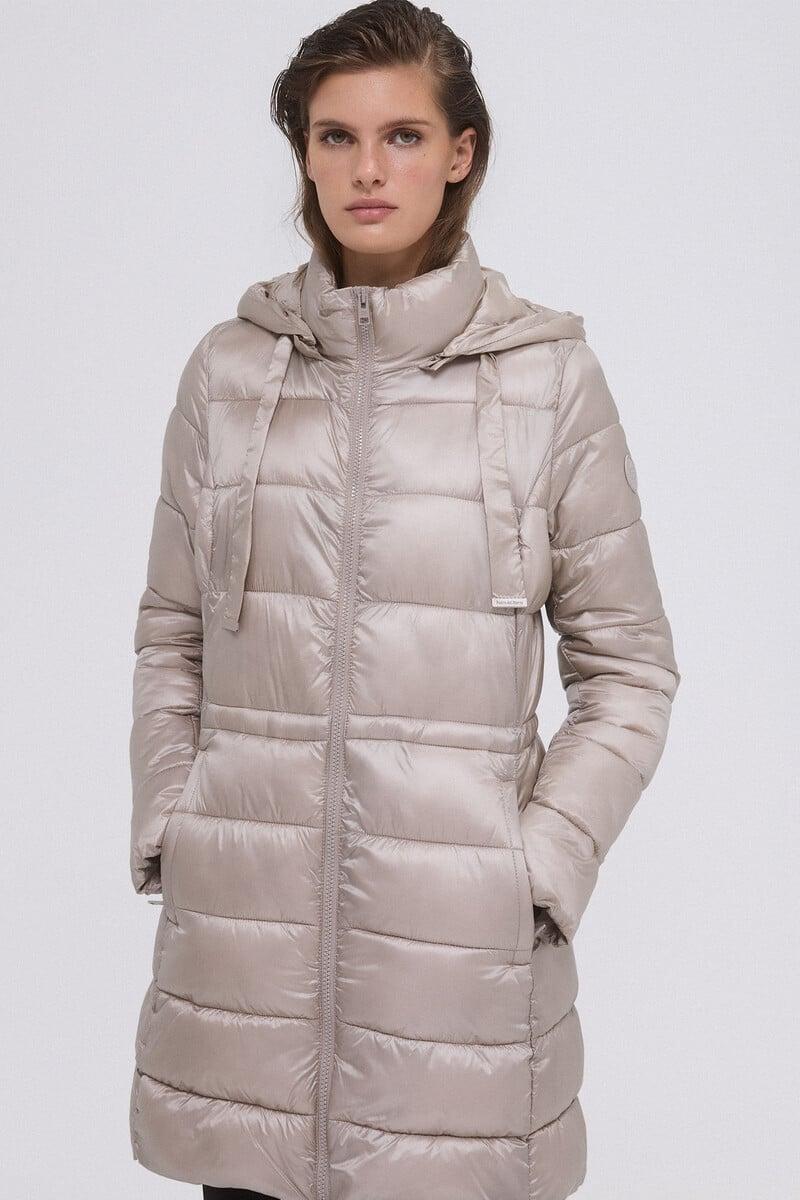 Cortefiel Parka Acolchada Capucha