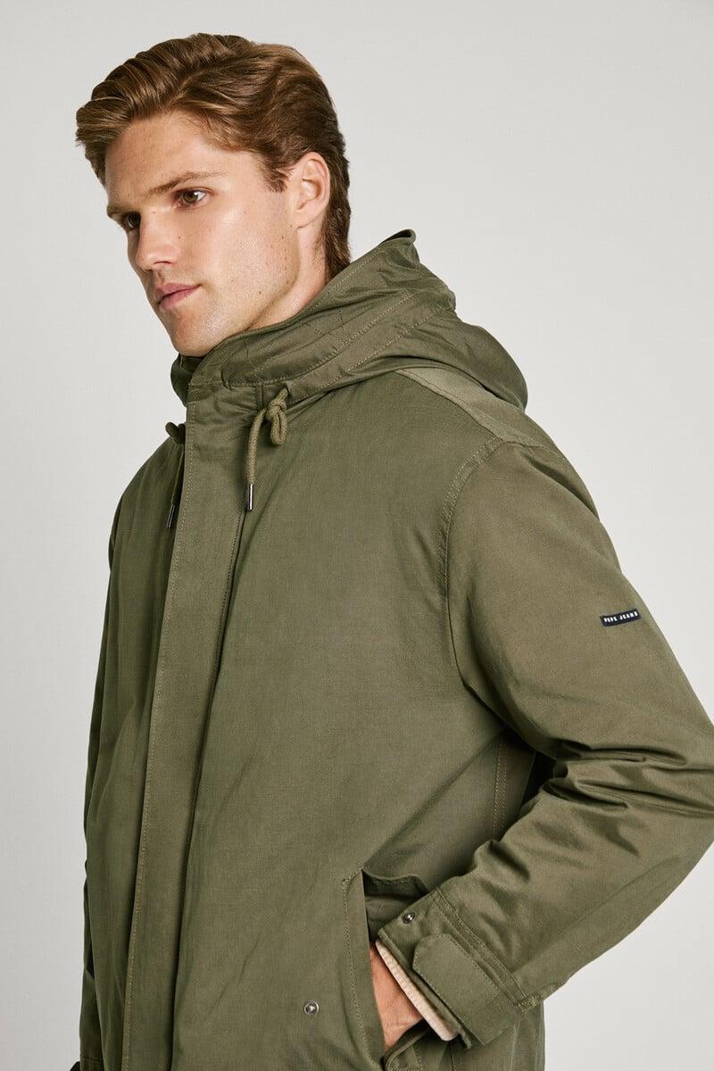 Cortefiel Parka Con Capucha