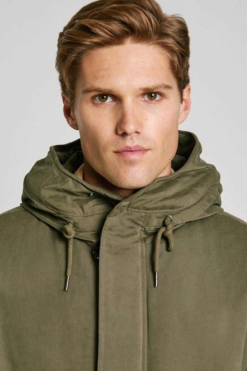 Cortefiel Parka Con Capucha