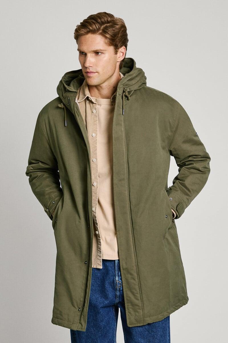 Cortefiel Parka con capucha