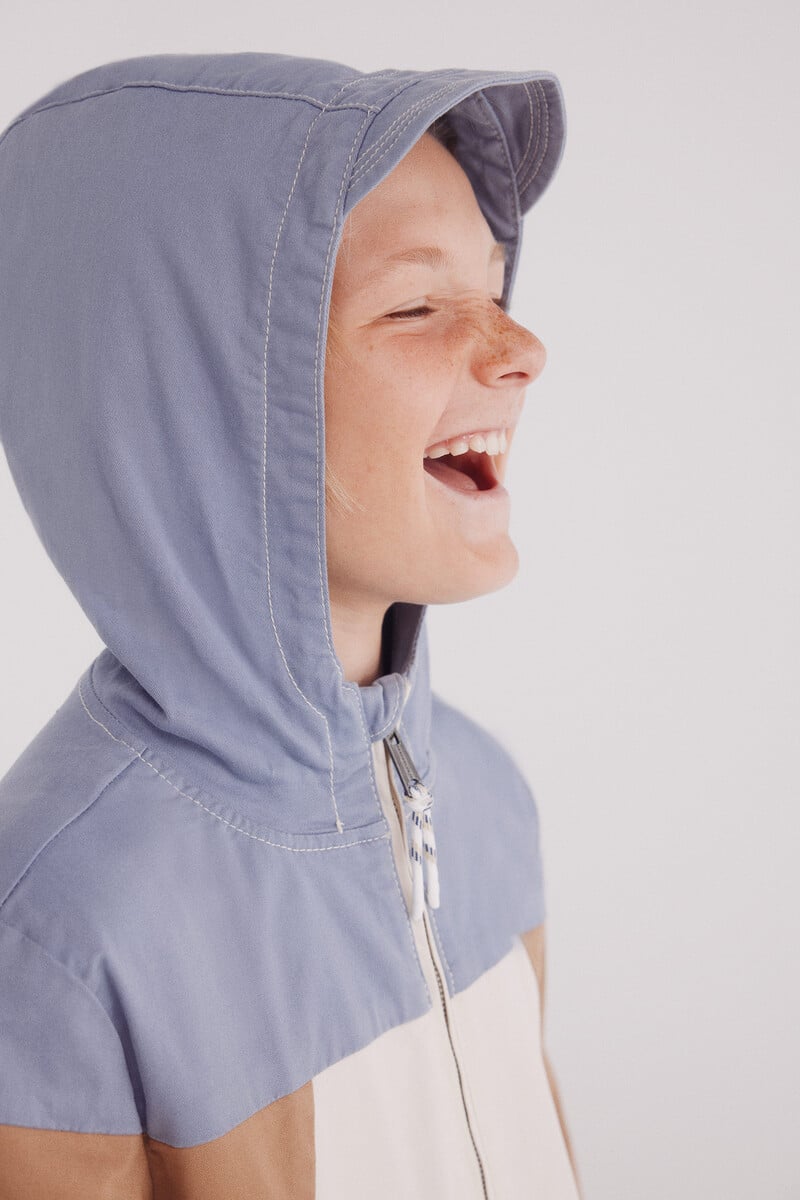 Cortefiel Parka Contrastes Niño