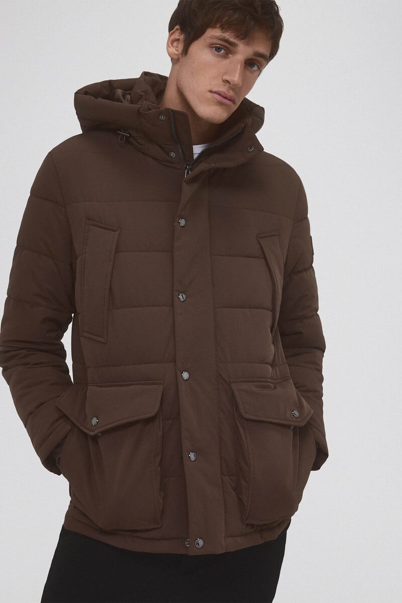 Cortefiel Parka Corta Acolchada