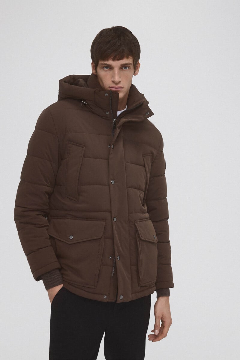 Cortefiel Parka corta acolchada