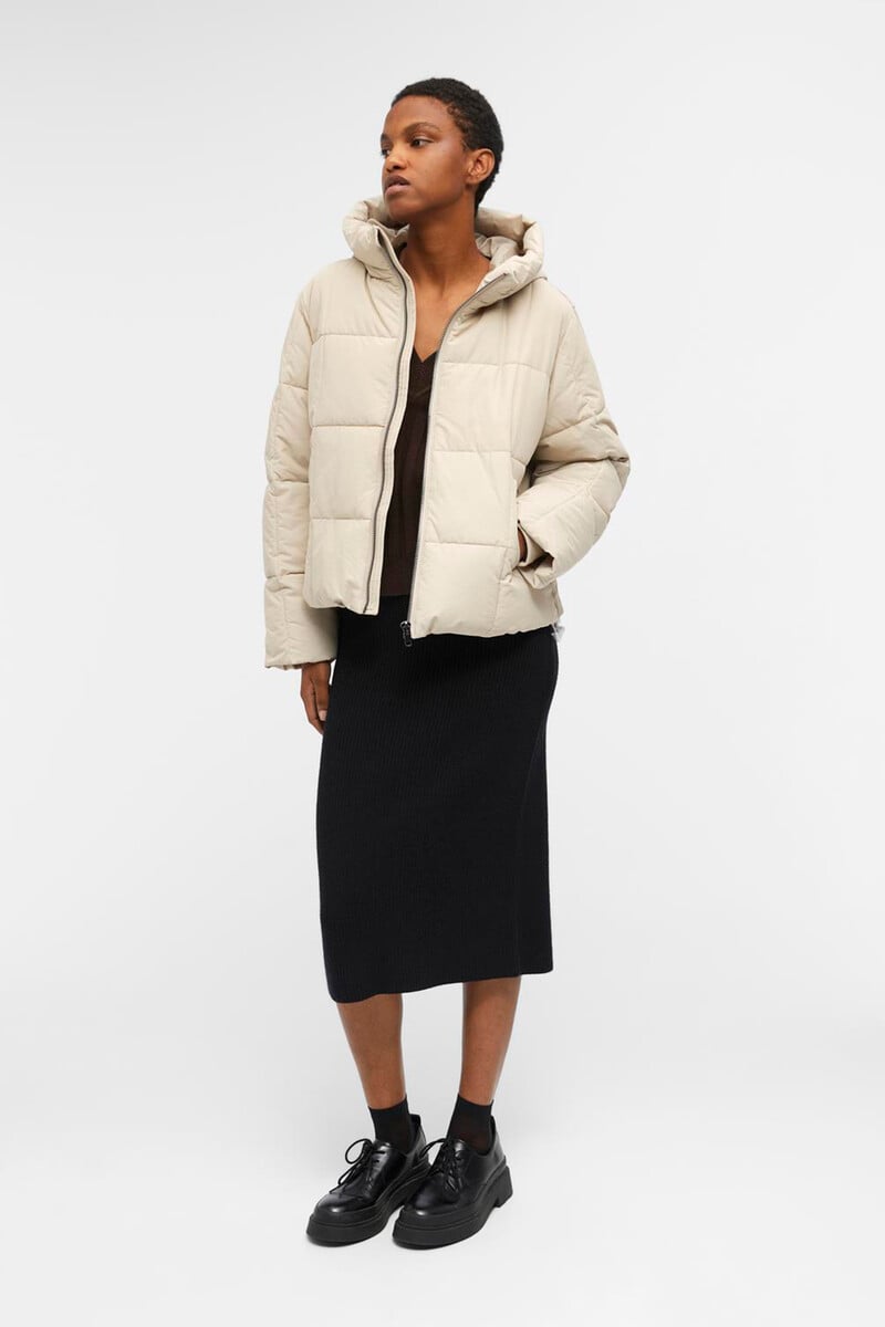 Cortefiel Parka Corta Acolchada Capucha