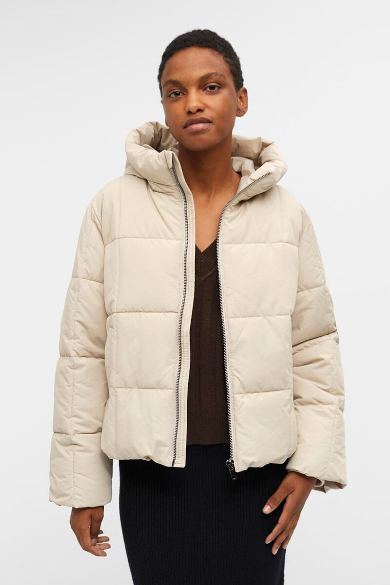 Cortefiel Parka Corta Acolchada Capucha
