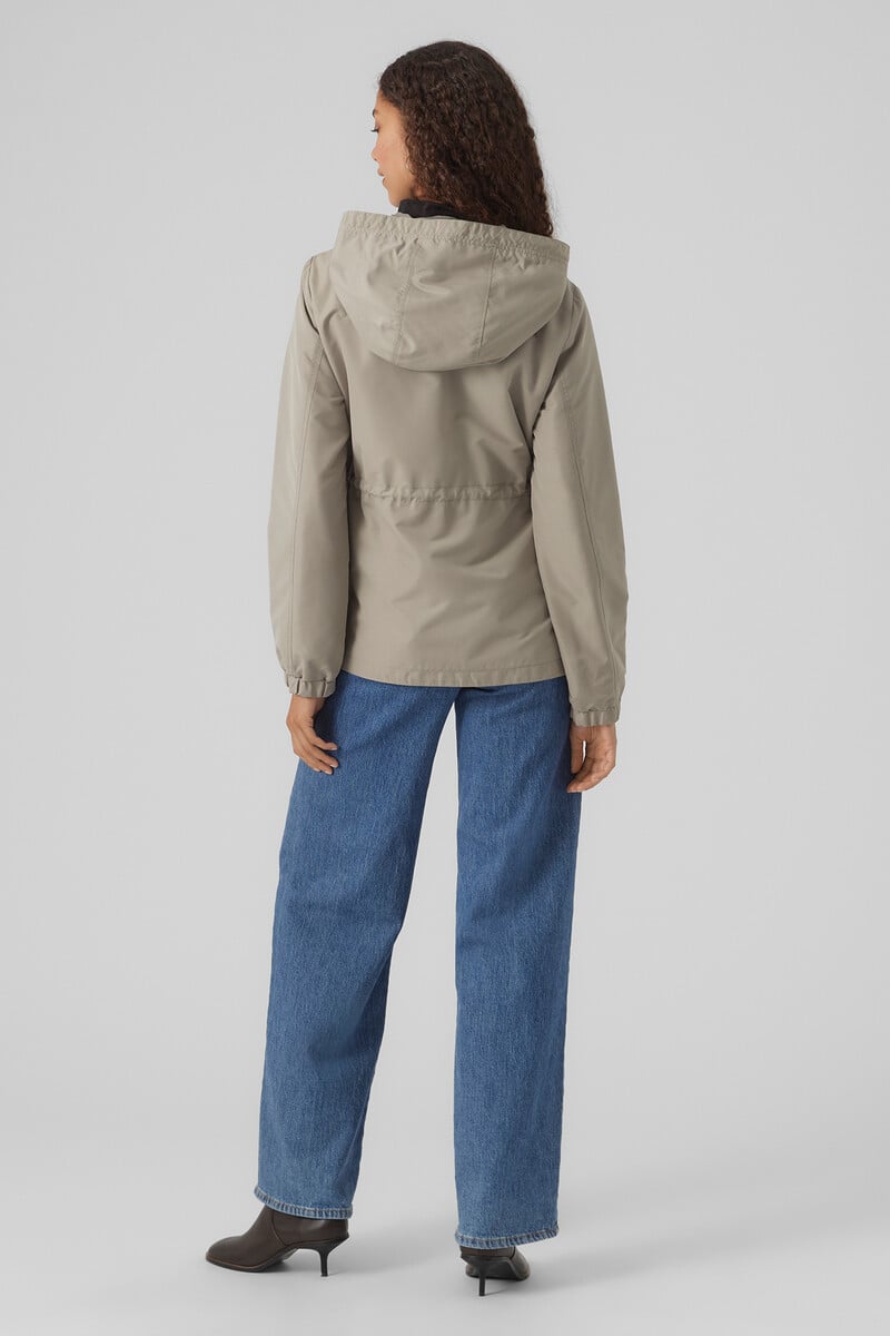 Cortefiel Parka Corta Con Capucha