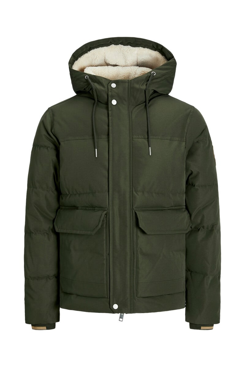 Cortefiel Parka corta con capucha