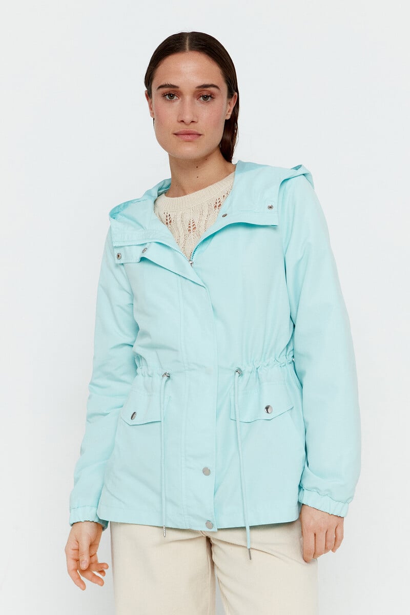 Cortefiel Parka Corta Con Capucha