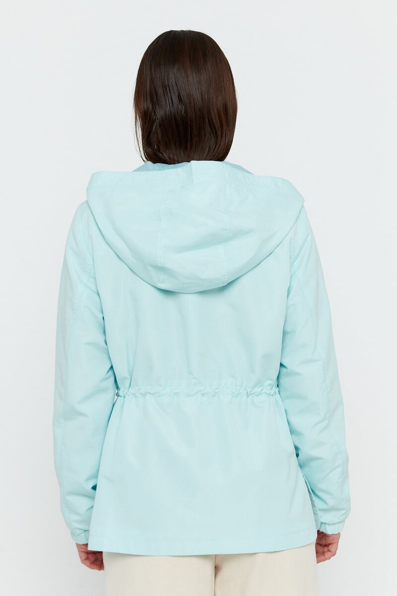 Cortefiel Parka Corta Con Capucha