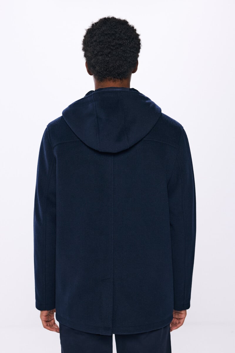 Cortefiel Parka Mezcla Lana
