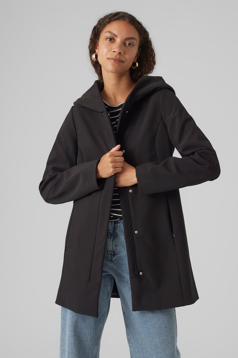 Cortefiel Parka Resistente Al Agua Con Capucha