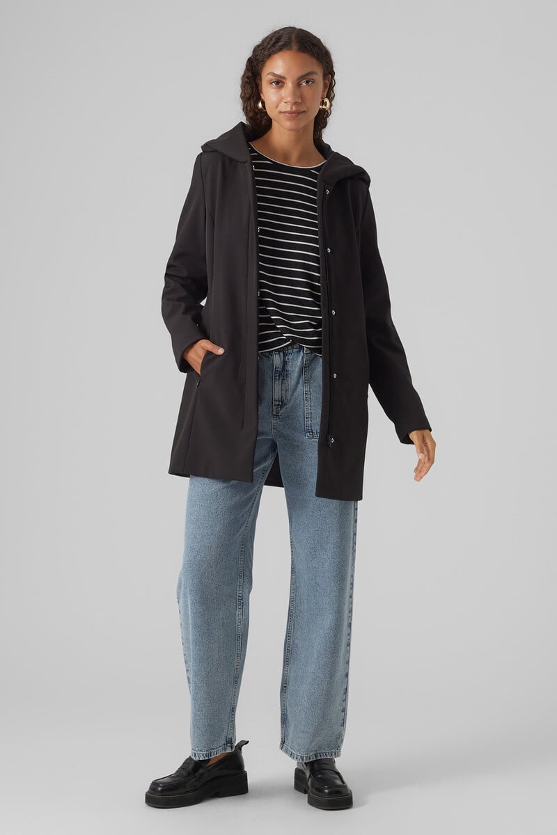 Cortefiel Parka Resistente Al Agua Con Capucha