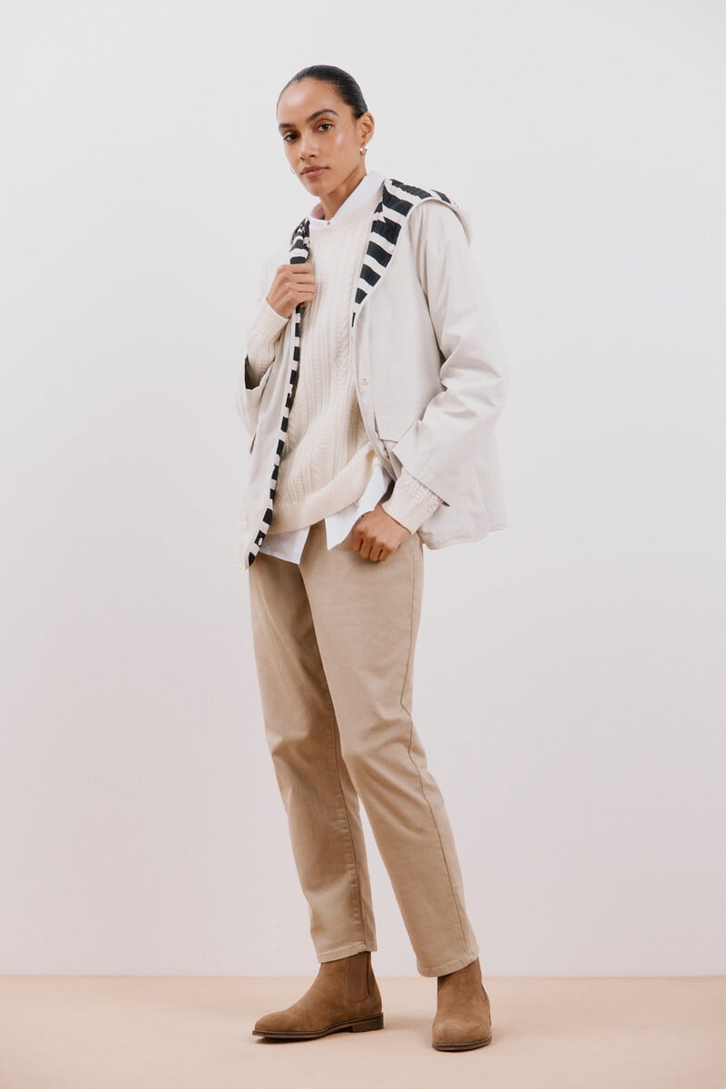 Cortefiel Parka Reversible Waterrepelent