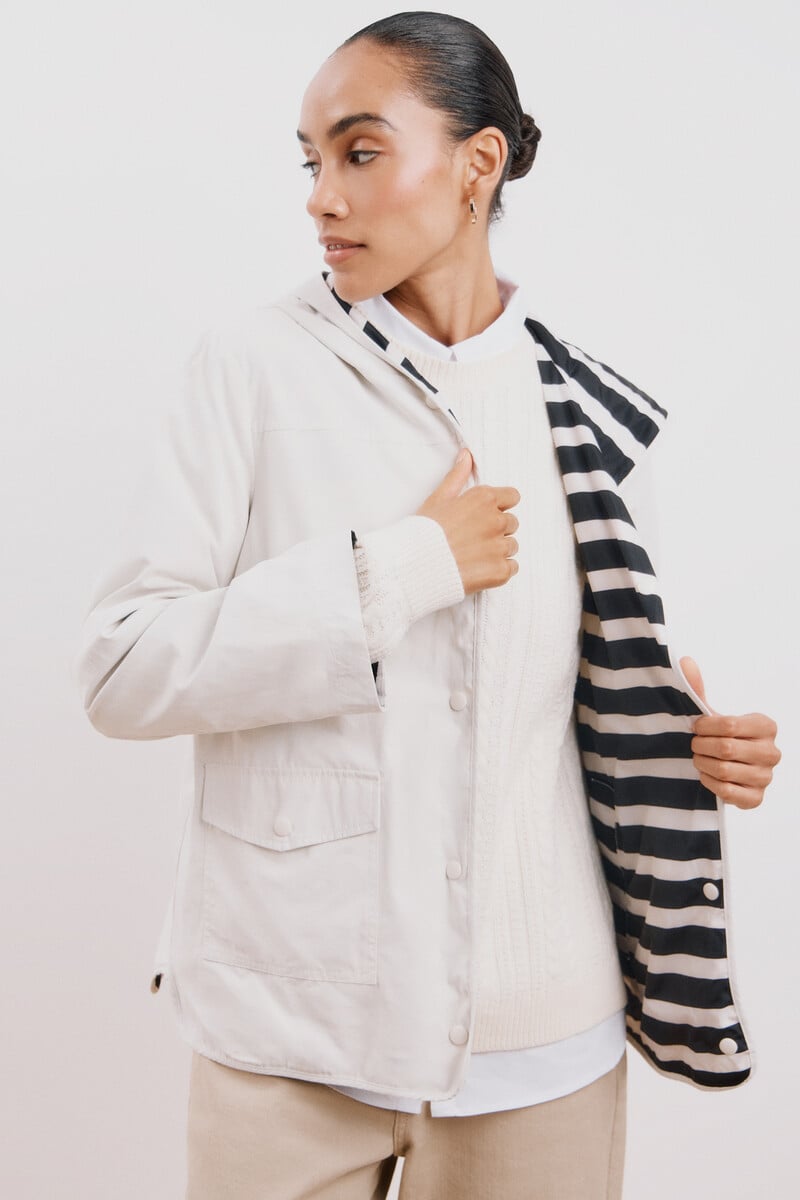 Cortefiel Parka reversible waterrepelent