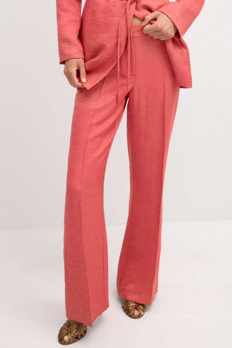 Cortefiel Patricia. Pantalón De Traje Satinado