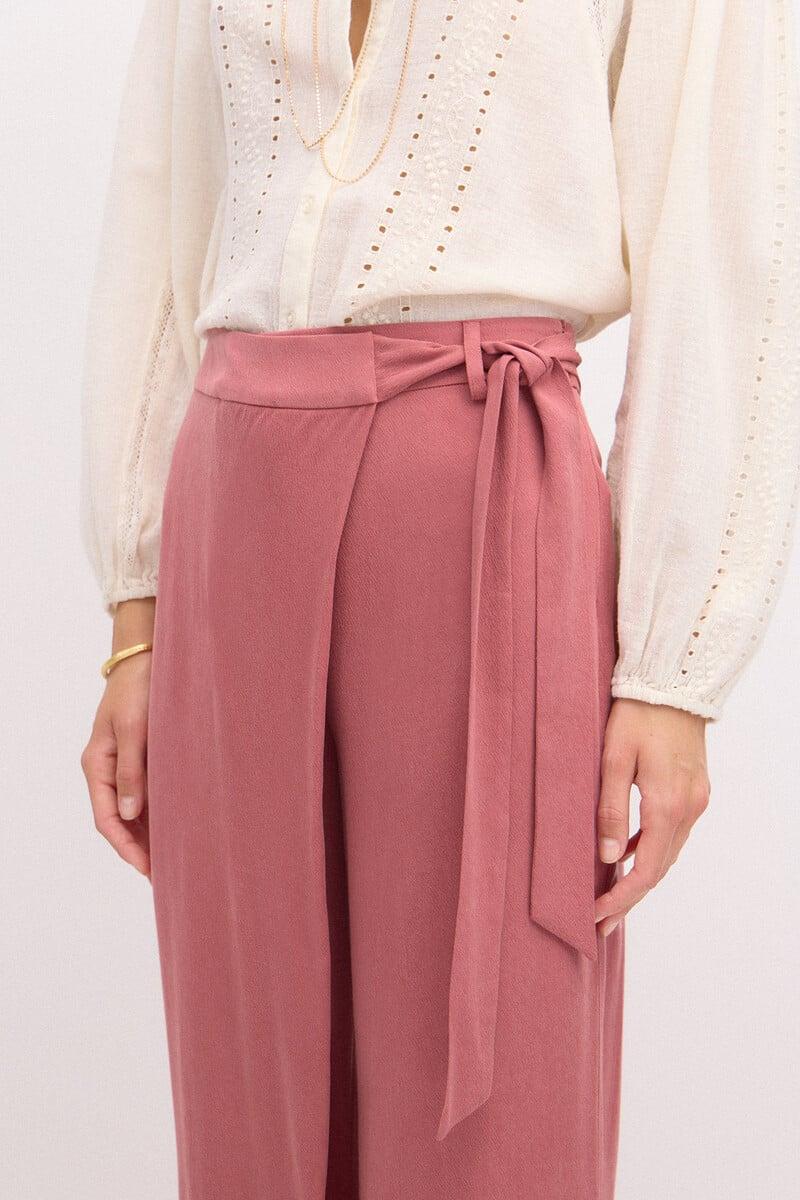 Cortefiel Paula. Pantalón Ancho Cruzado