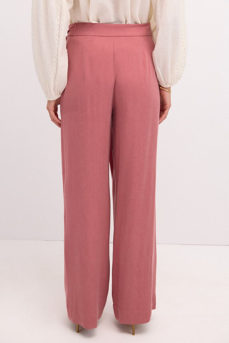 Cortefiel Paula. Pantalón Ancho Cruzado