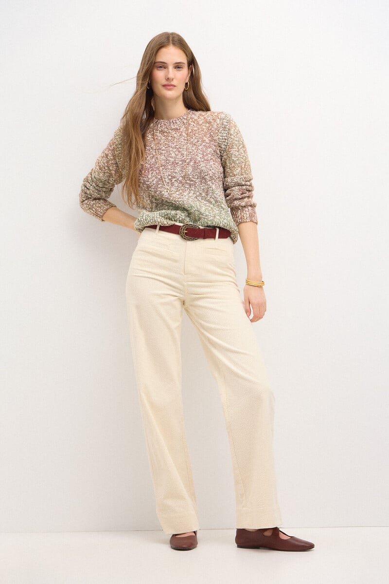 Cortefiel Pauline. Pantalón Recto De Pana