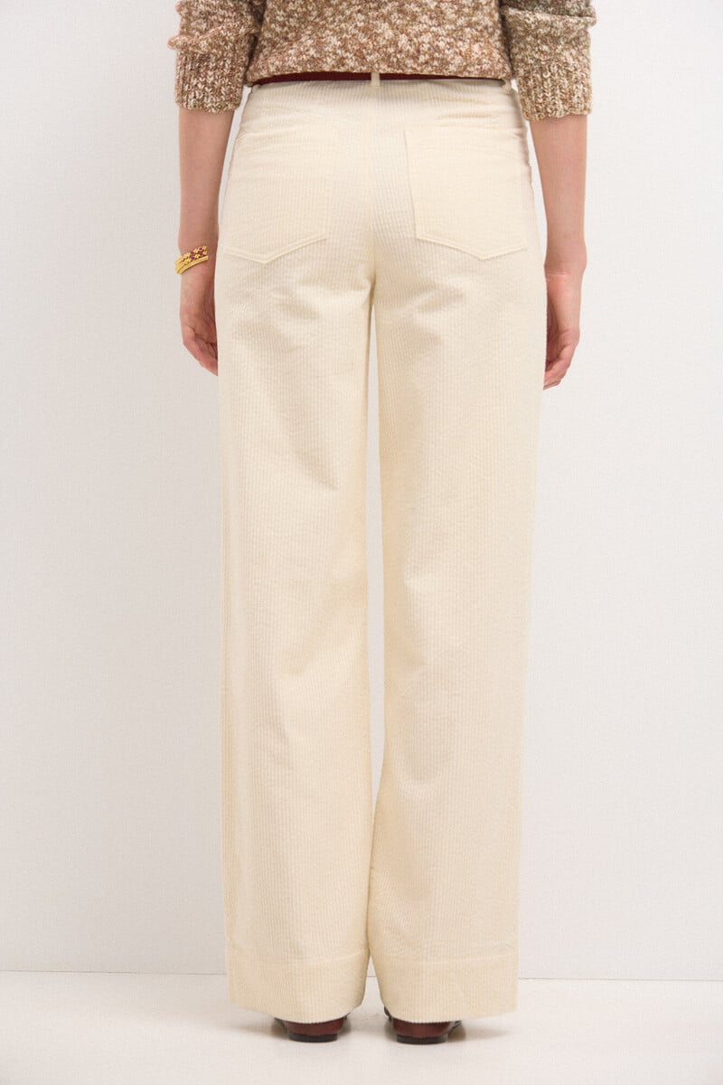 Cortefiel Pauline. Pantalón Recto De Pana