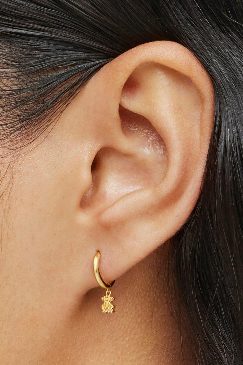 Cortefiel Pendiente Individual De Aro Corto