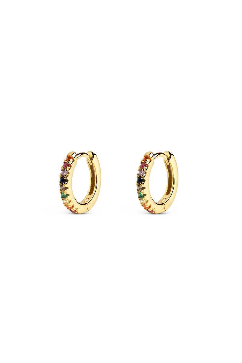 Cortefiel Pendientes Aro Colors Oro