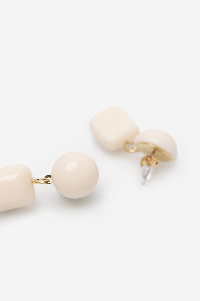 Cortefiel Pendientes Doble Piedra