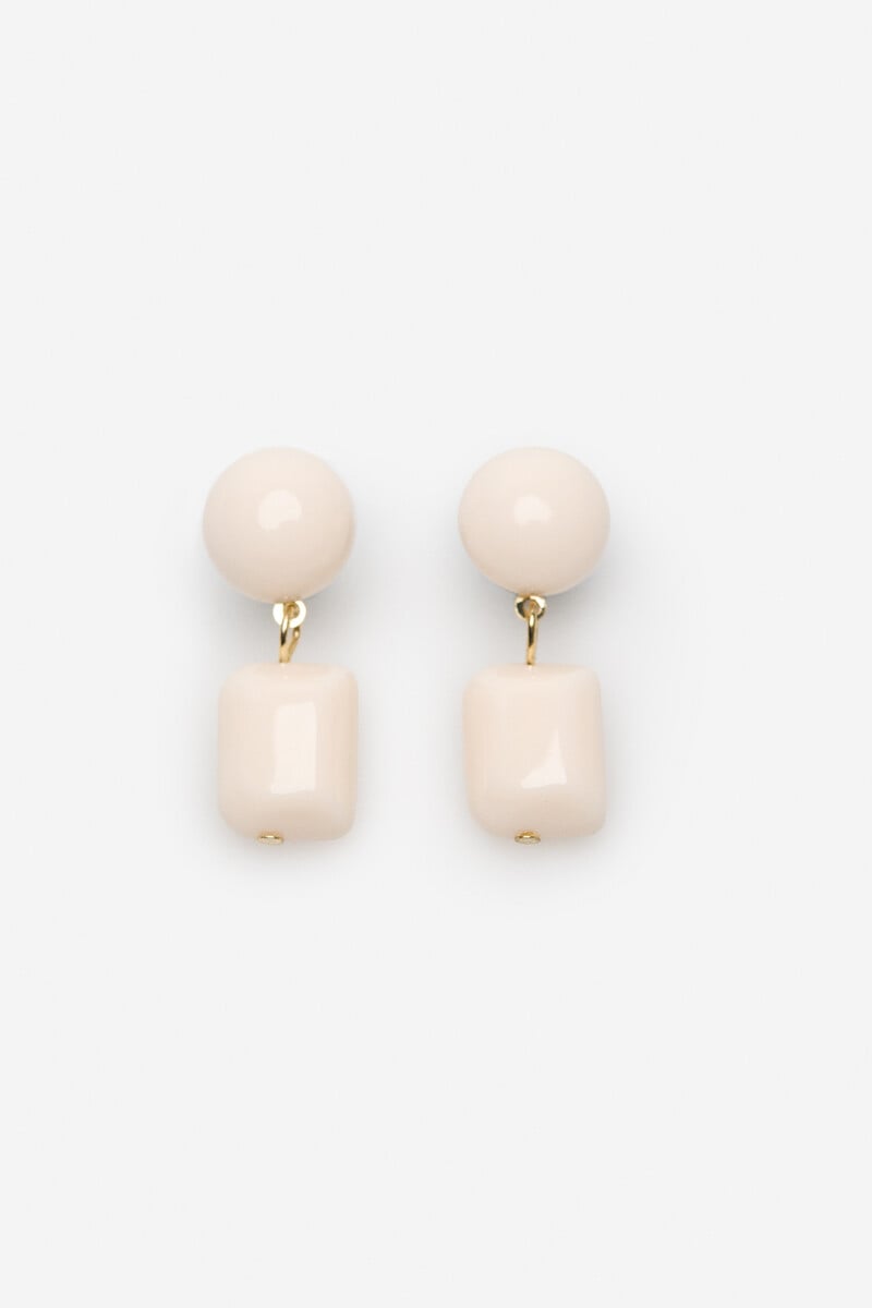 Cortefiel Pendientes doble piedra