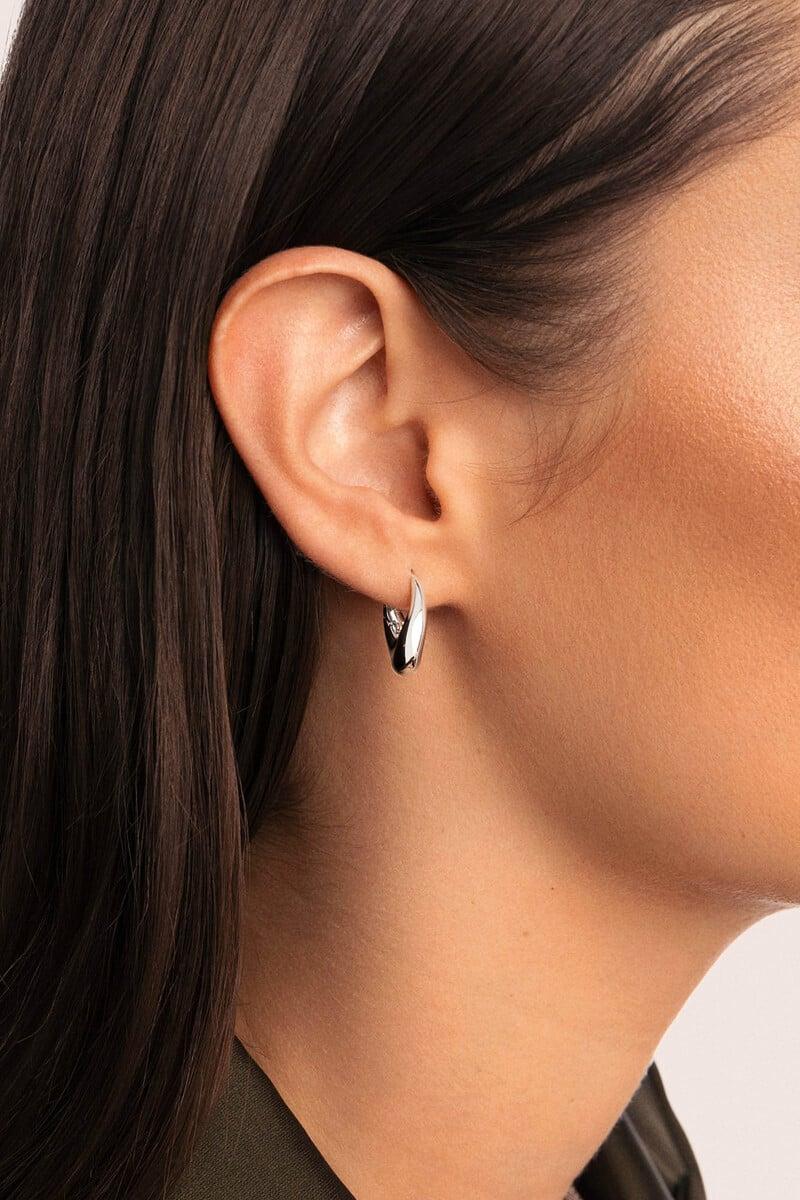 Cortefiel Pendientes Organicos Twist