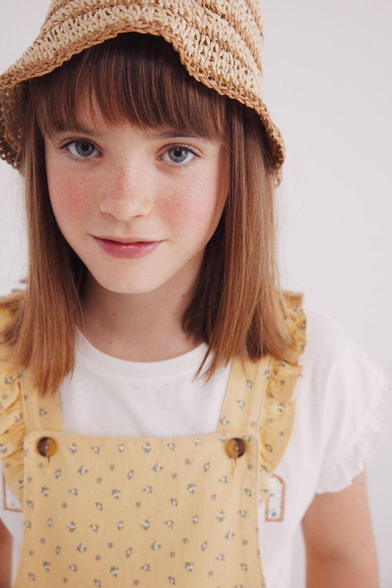 Cortefiel Peto Volantes Estampado Niña