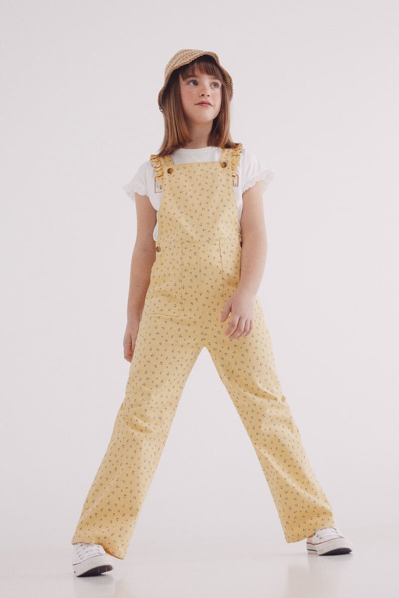 Cortefiel Peto Volantes Estampado Niña