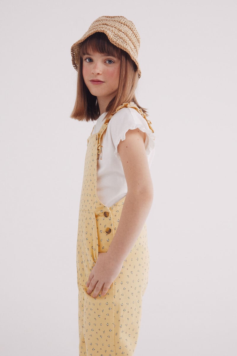 Cortefiel Peto Volantes Estampado Niña