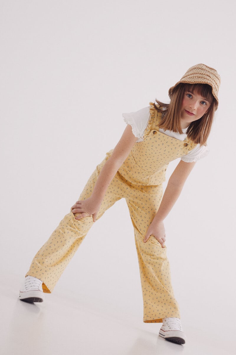 Cortefiel Peto volantes estampado niña